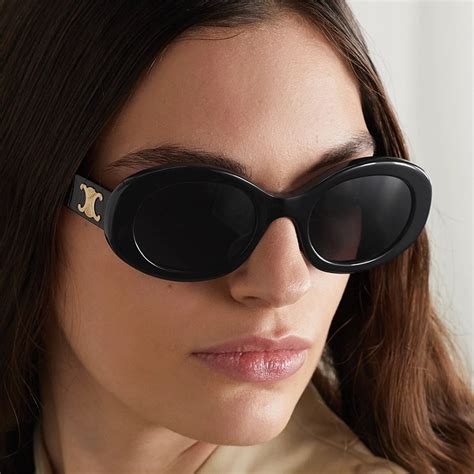 lunette triomphe celine|TRIOMPHE XL 01 SUNGLASSES IN ACETATE .